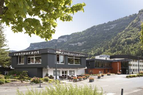 Hôtel-Restaurant de l'Embarcadère : Hotel near Thoirette