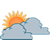 Weather of Sainte-Hermine on Monday 27 May 2013 near 15 PM : Mostly Cloudy