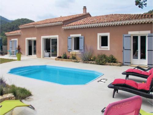 Four-Bedroom Holiday Home in Propiac les Bains : Guest accommodation near Le Poët-Sigillat