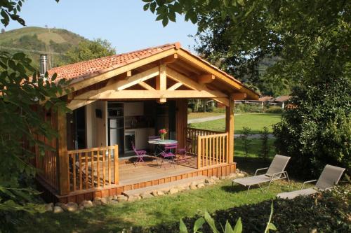Camping Narbaitz : Guest accommodation near Ahaxe-Alciette-Bascassan