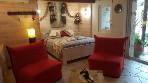 L'Olivier Chez Mamé Marthe : Guest accommodation near Salavas