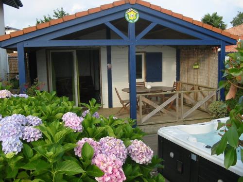 Chalet Zure Ondoan - Spa : Guest accommodation near Saint-André-de-Seignanx
