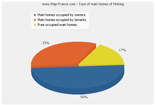 Type of main homes of Molring