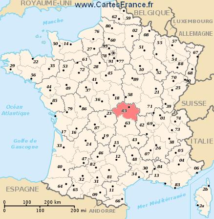 map department Allier