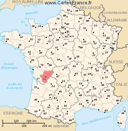 map department Charente