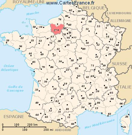 map department Eure