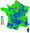 Map France population density