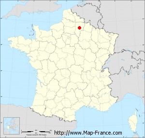 Small administrative base map of Laon