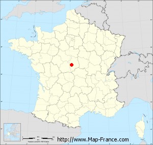 Small administrative base map of Saint-Caprais