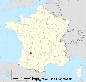 Small administrative base map of Saint-Cernin-de-Labarde