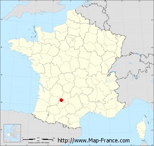 Small administrative base map of Fargues