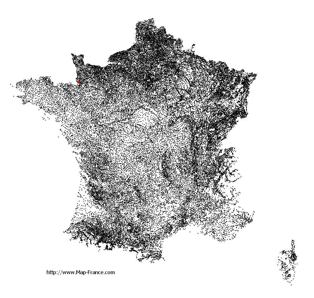Montviron on the municipalities map of France