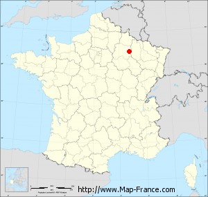 Small administrative base map of Saint-Mard-sur-le-Mont