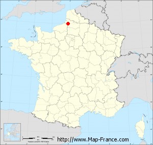 Small administrative base map of Forceville-en-Vimeu