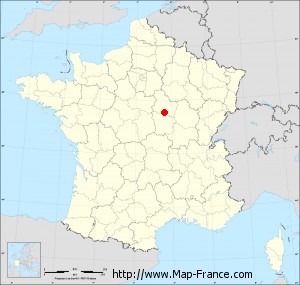 Small administrative base map of Lucy-sur-Yonne